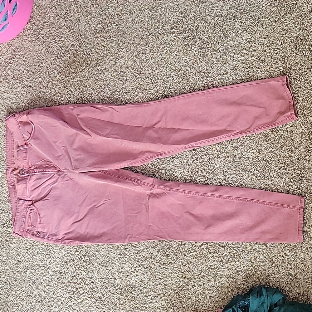 Pink Colored Jeans, Size 16, Old Navy
